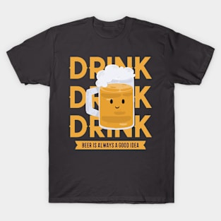 Drinking Beer T-Shirt